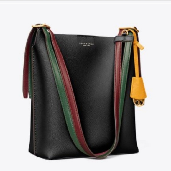 Tory Burch Perry Leather Bucket Bag. NWT - Picture 3 of 12